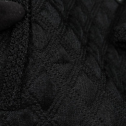 Chanel Collarless Jacket Coco Mark Button Quilted Cardigan P57087k07441 Black