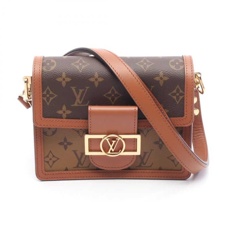 Louis Vuitton Shoulder Bag Dauphine MINI Monogram Reverse M45959 PVC Coated