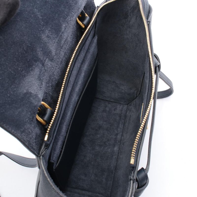 Celine Handbag BELT BAG Micro Belt Bag Micro F-lm-1199 Navy Leather Belt Bag