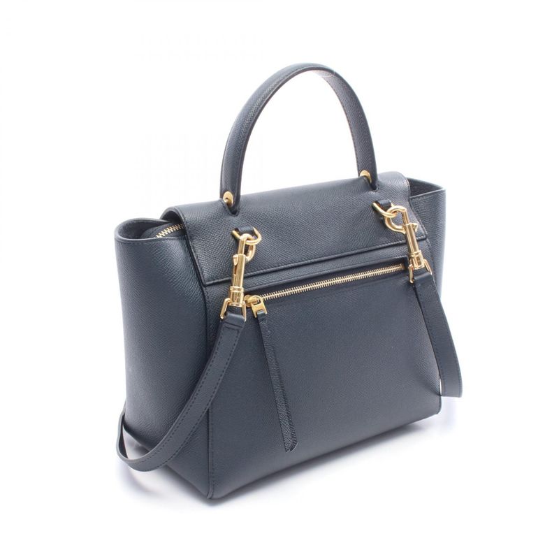 Celine Handbag BELT BAG Micro Belt Bag Micro F-lm-1199 Navy Leather Belt Bag