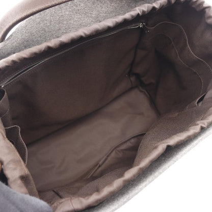 Hermes Tote Bag Sac De Pansage Groom 079956ck Grimoire/evene Fabric Leather Sac