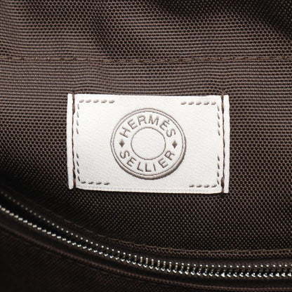 Hermes Tote Bag Sac De Pansage Groom 079956ck Grimoire/evene Fabric Leather Sac
