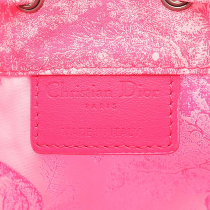 Christian DIOR Pouch Diortravel Toile De Jouy Pink Nylon Toile De Jouy Travel