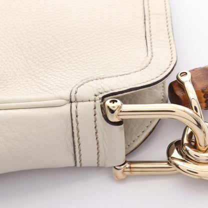 Gucci Shoulder Bag Diana Bamboo 282315 Ivory Leather Bamboo 2way Shoulder Women