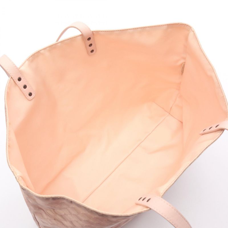 Bottega Veneta Tote Bag Intreccio Illusion Pink Nylon Leather Intreccio Tote
