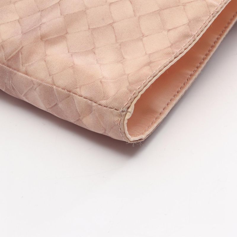 Bottega Veneta Tote Bag Intreccio Illusion Pink Nylon Leather Intreccio Tote