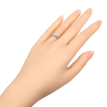Cartier Ballerina Curve Pt950platinum #10 Ladies 3.3g Ring