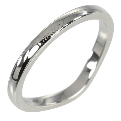 Cartier Ballerina Curve Pt950platinum #10 Ladies 3.3g Ring
