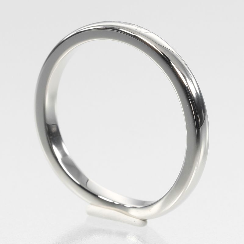Cartier Ballerina Curve Pt950platinum #10 Ladies 3.3g Ring