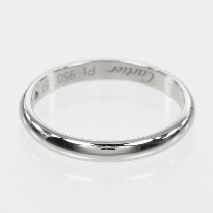 Cartier 1895 Wedding 2.6mm (0.10in) Model Pt950platinum X 1P Diamond 10.5