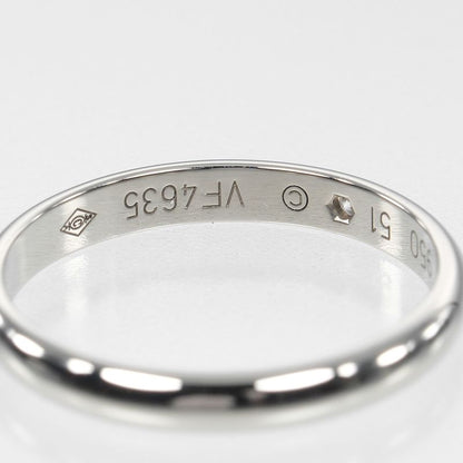 Cartier 1895 Wedding 2.6mm (0.10in) Model Pt950platinum X 1P Diamond 10.5