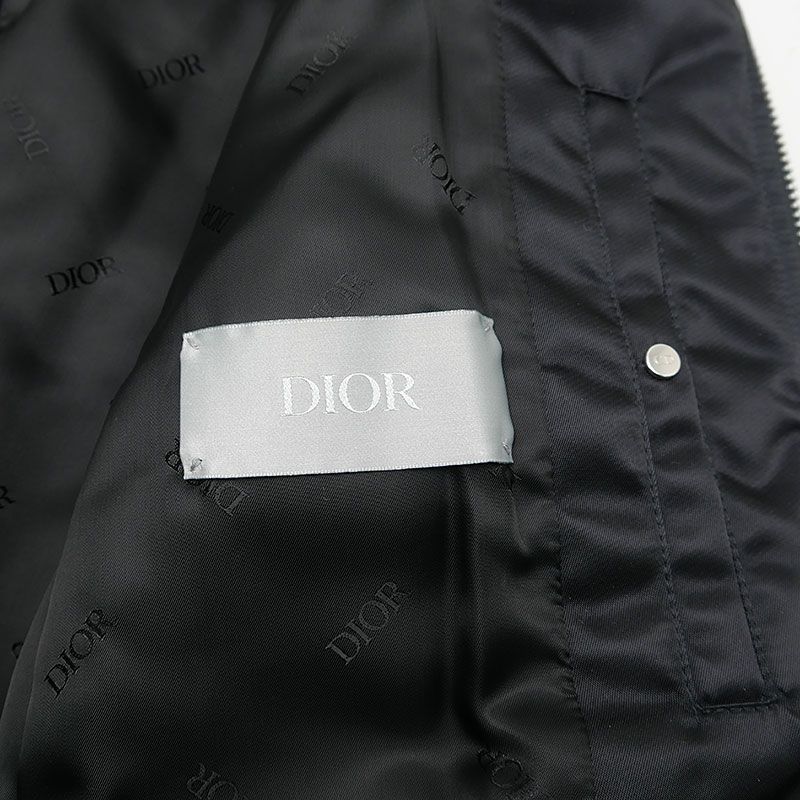 Dior 20AW Two-tone Bomber Jacket Judy Blame 44