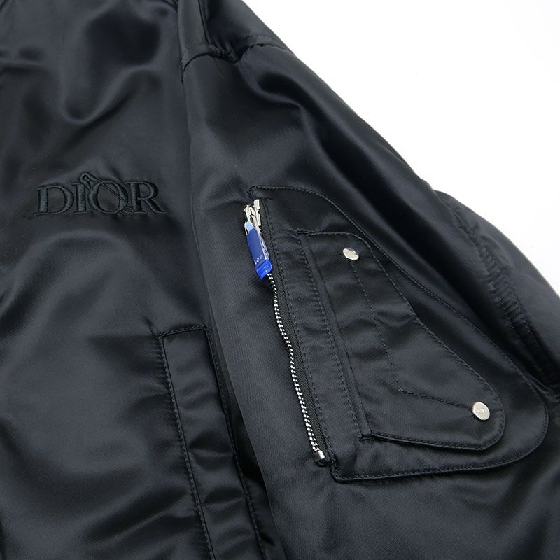 Dior 20AW Two-tone Bomber Jacket Judy Blame 44