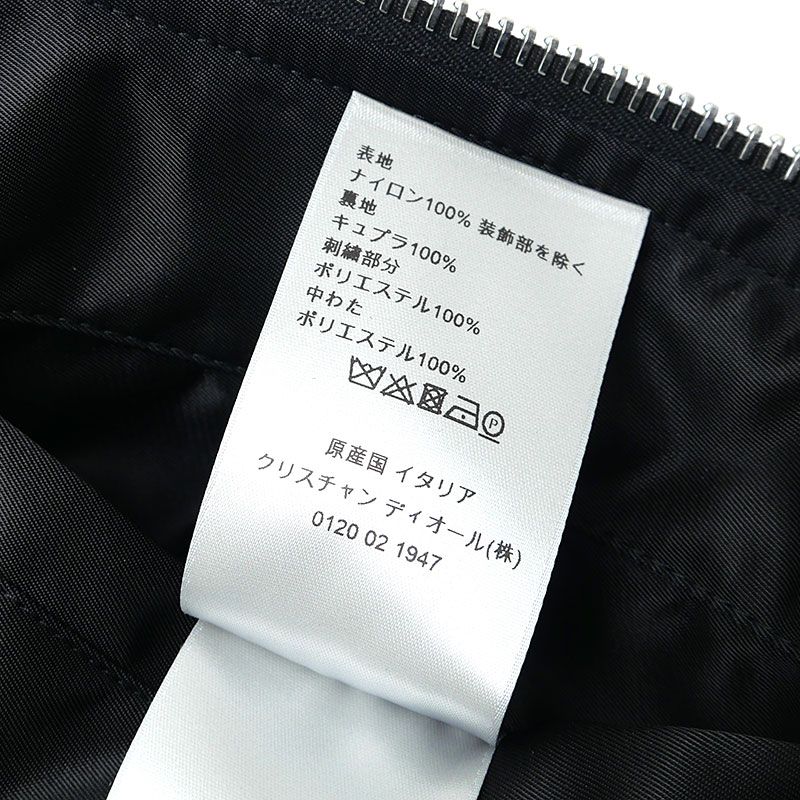 Dior 20AW Two-tone Bomber Jacket Judy Blame 44