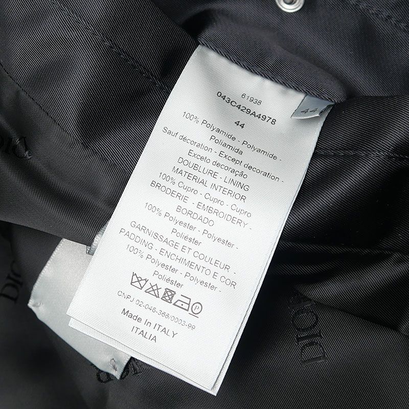 Dior 20AW Two-tone Bomber Jacket Judy Blame 44