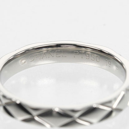 Chanel Matelasse Pt950platinum #16 Men's 6g Ring