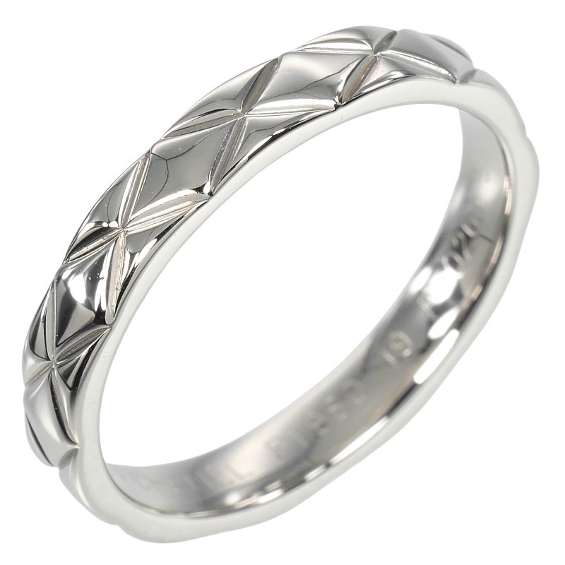 Chanel Matelasse Pt950platinum #16 Men's 6g Ring