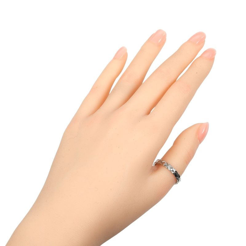 Chanel Matelasse Pt950platinum #16 Men's 6g Ring