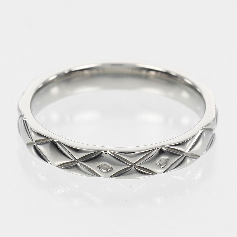 Chanel Matelasse Pt950platinum #16 Men's 6g Ring