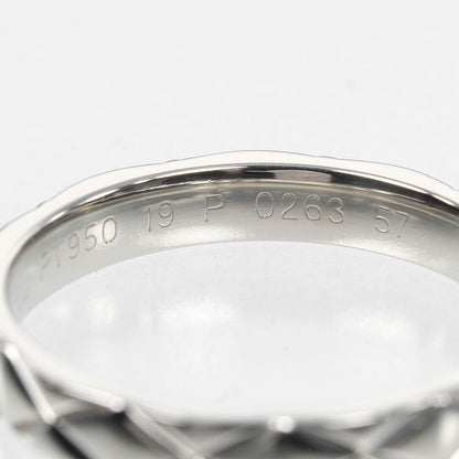 Chanel Matelasse Pt950platinum #16 Men's 6g Ring