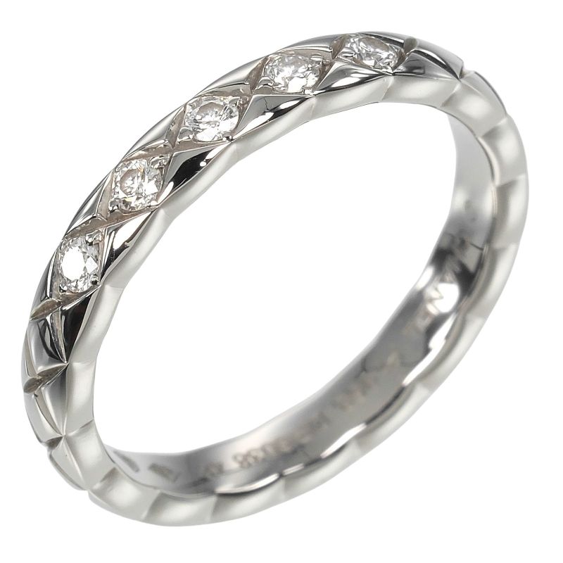 Chanel Coco Crush Pt950platinum X 5P Diamond #7 Ladies 3.86g Ring