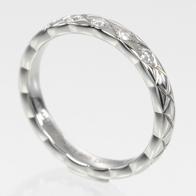 Chanel Coco Crush Pt950platinum X 5P Diamond #7 Ladies 3.86g Ring
