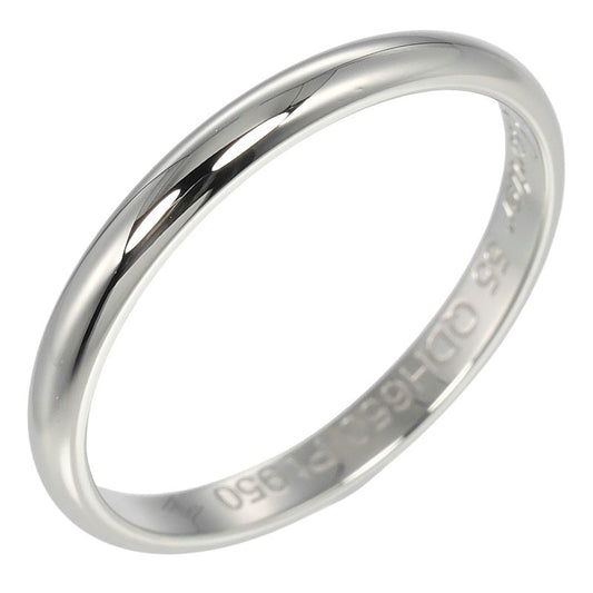 Cartier 1895 Wedding 2.5mm (0.10in) Band Pt950platinum 14.5 Ladies 3g Ring /