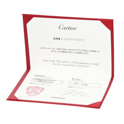 Cartier 1895 Wedding 2.5mm (0.10in) Band Pt950platinum 14.5 Ladies 3g Ring /