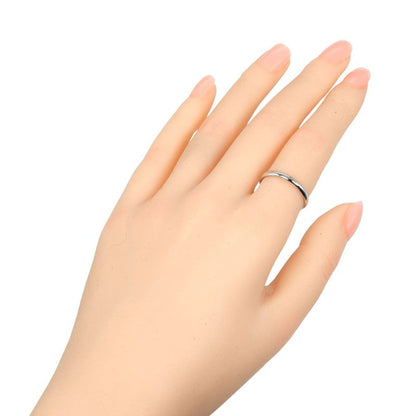 Cartier 1895 Wedding 2.5mm (0.10in) Band Pt950platinum 14.5 Ladies 3g Ring /