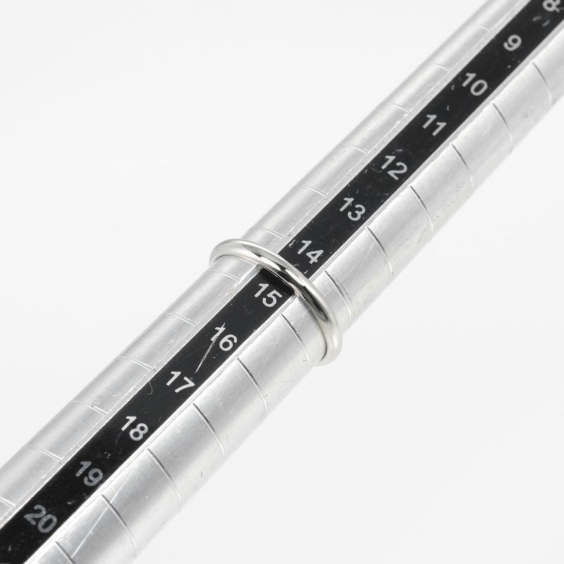 Cartier 1895 Wedding 2.5mm (0.10in) Band Pt950platinum 14.5 Ladies 3g Ring /