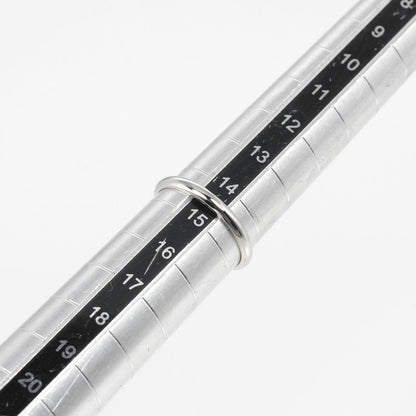 Cartier 1895 Wedding 2.5mm (0.10in) Band Pt950platinum 14.5 Ladies 3g Ring /