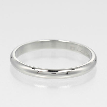Cartier 1895 Wedding 2.5mm (0.10in) Band Pt950platinum 14.5 Ladies 3g Ring /