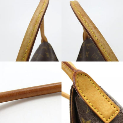 Louis Vuitton Shoulder Bag Mini Looping M51147 Monogram Nubuck Leather Brown