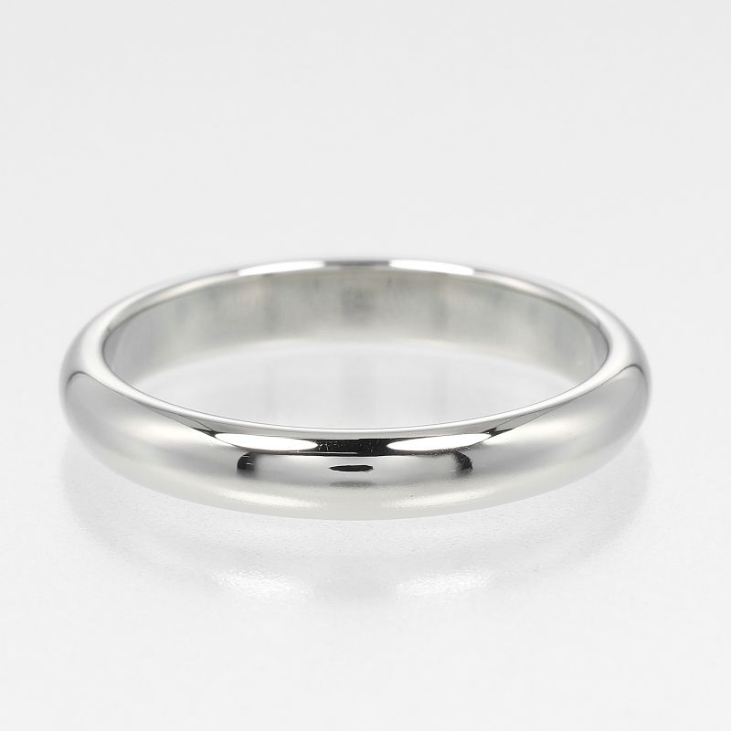Cartier 1895 Wedding 3.5mm (0.14in) Band Pt950platinum #18 Mens 6.75g Ring