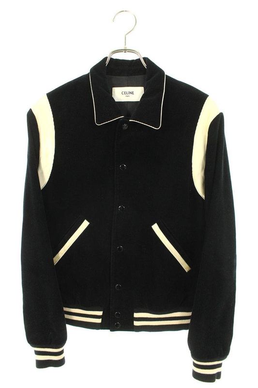 Celine 2v191824d Shoulder-switched Cordyloy Stajan Blouson Men's 44