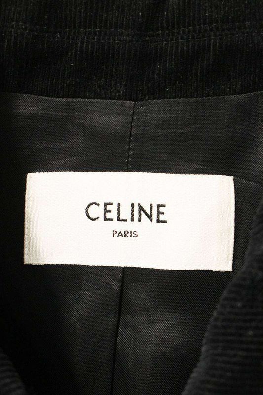 Celine 2v191824d Shoulder-switched Cordyloy Stajan Blouson Men's 44