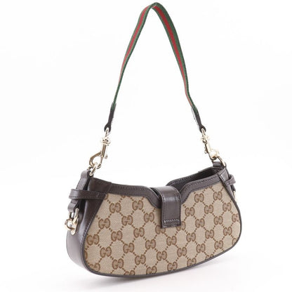 Gucci Moonside 786015 GG Canvas Brown Women Shoulder Bag