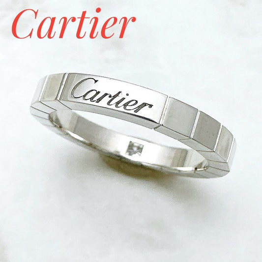 Cartier Lanier Diamond White Gold Ring 54 Approx 14 U