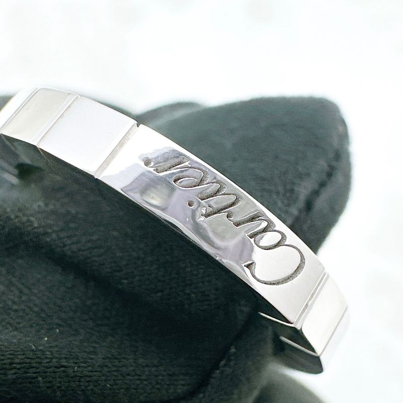 Cartier Lanier Diamond White Gold Ring 54 Approx 14 U