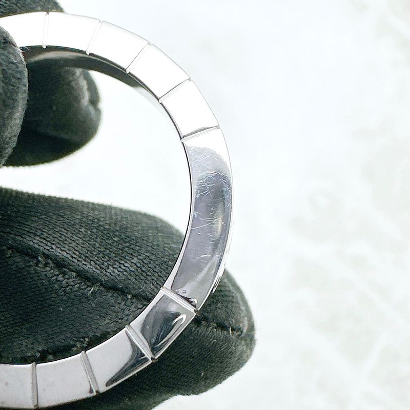 Cartier Lanier Diamond White Gold Ring 54 Approx 14 U