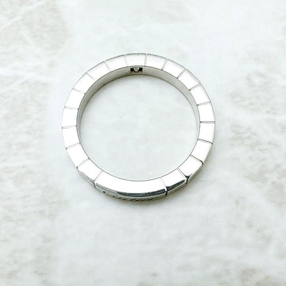Cartier Lanier Diamond White Gold Ring 54 Approx 14 U
