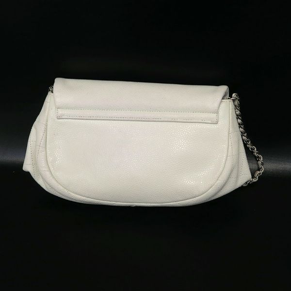 Chanel Half Moon Caviar Chain Wallet [rank B