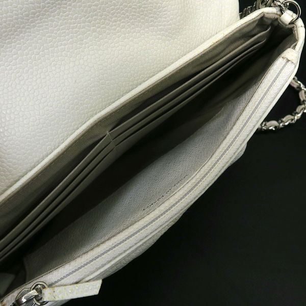 Chanel Half Moon Caviar Chain Wallet [rank B