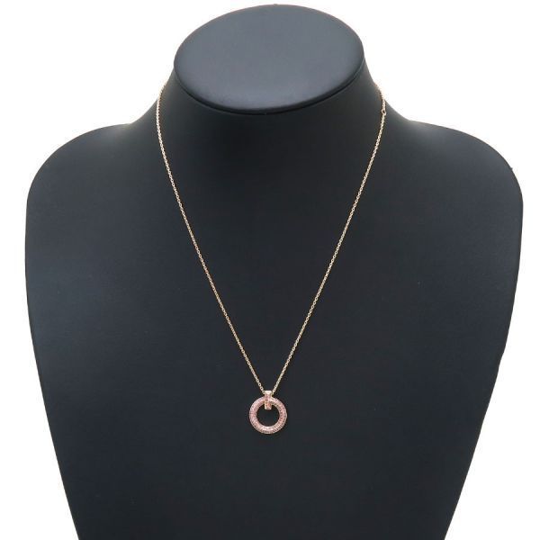 Tiffany & Co T One Circle Necklace / Mini / Pink Sapphire [none Fee Gift