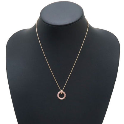 Tiffany & Co T One Circle Necklace / Mini / Pink Sapphire [none Fee Gift