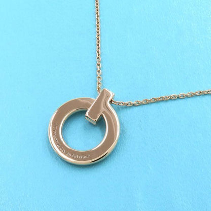 Tiffany & Co T One Circle Necklace / Mini / Pink Sapphire [none Fee Gift