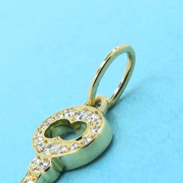 Tiffany & Co Vintage Oval Key Diamond Charm / Mini [none Fee Gift Wrapping]