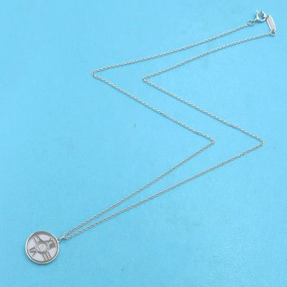 Tiffany & Co Atlas Necklace /1P Diamond [none Fee Gift [grade A