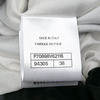 Chanel No.5 Button Blouson 38 Black And White Women