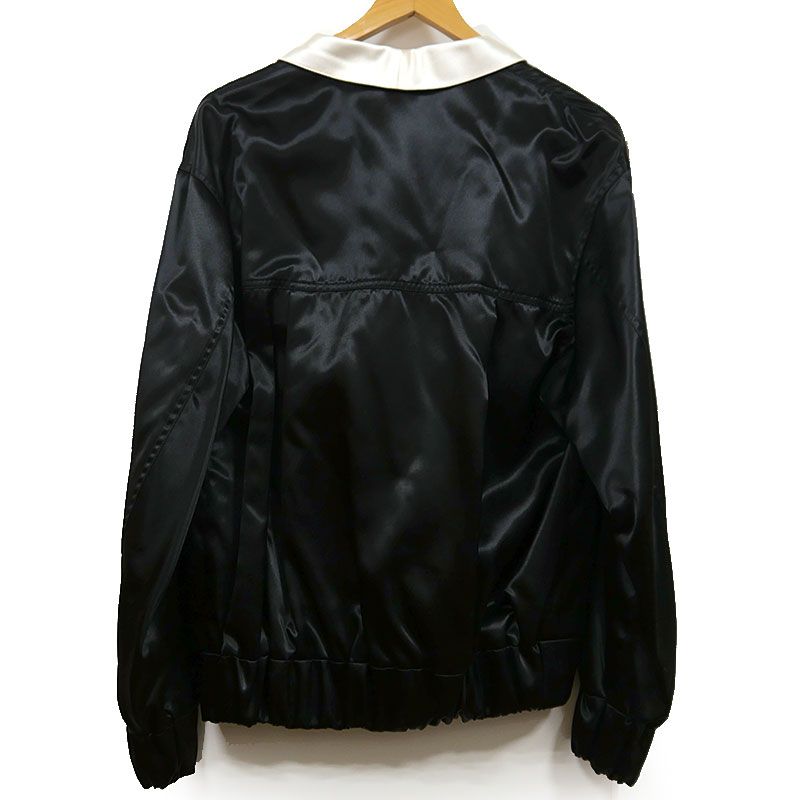 Chanel No.5 Button Blouson 38 Black And White Women